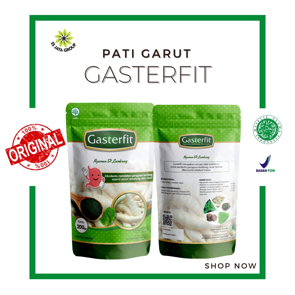 

TEPUNG SARI PATI GARUT GASTERFIT 100% ASLI