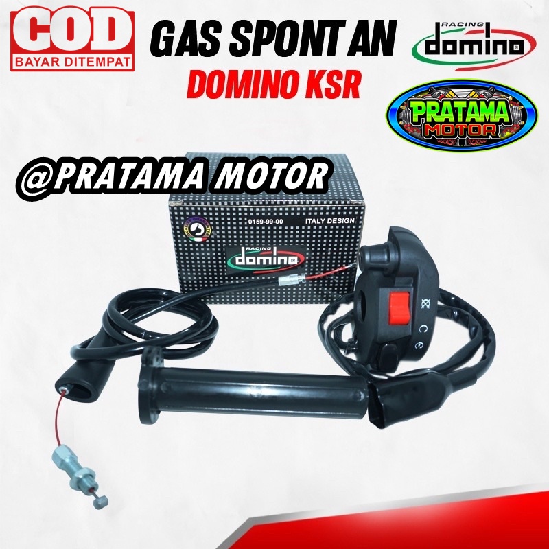 Gas Spontan KSR Domino Plus Saklar Starter dan On Off Bisa Universal Semua Motor Ninja Vixion CBR CB150R