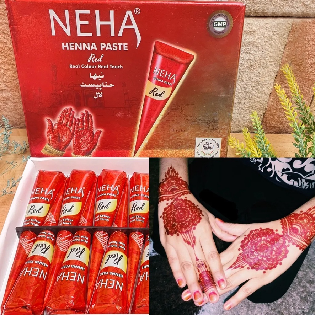 Neha Hena Tangan Halal Berbahan Alami Tersertifikasi BPOM