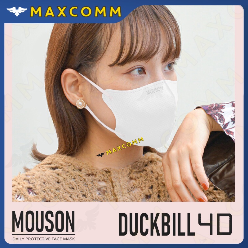 Masker Mouson Duckbill 4D Fashion Masker Non Medis Sekali Pakai 4 Ply KN95