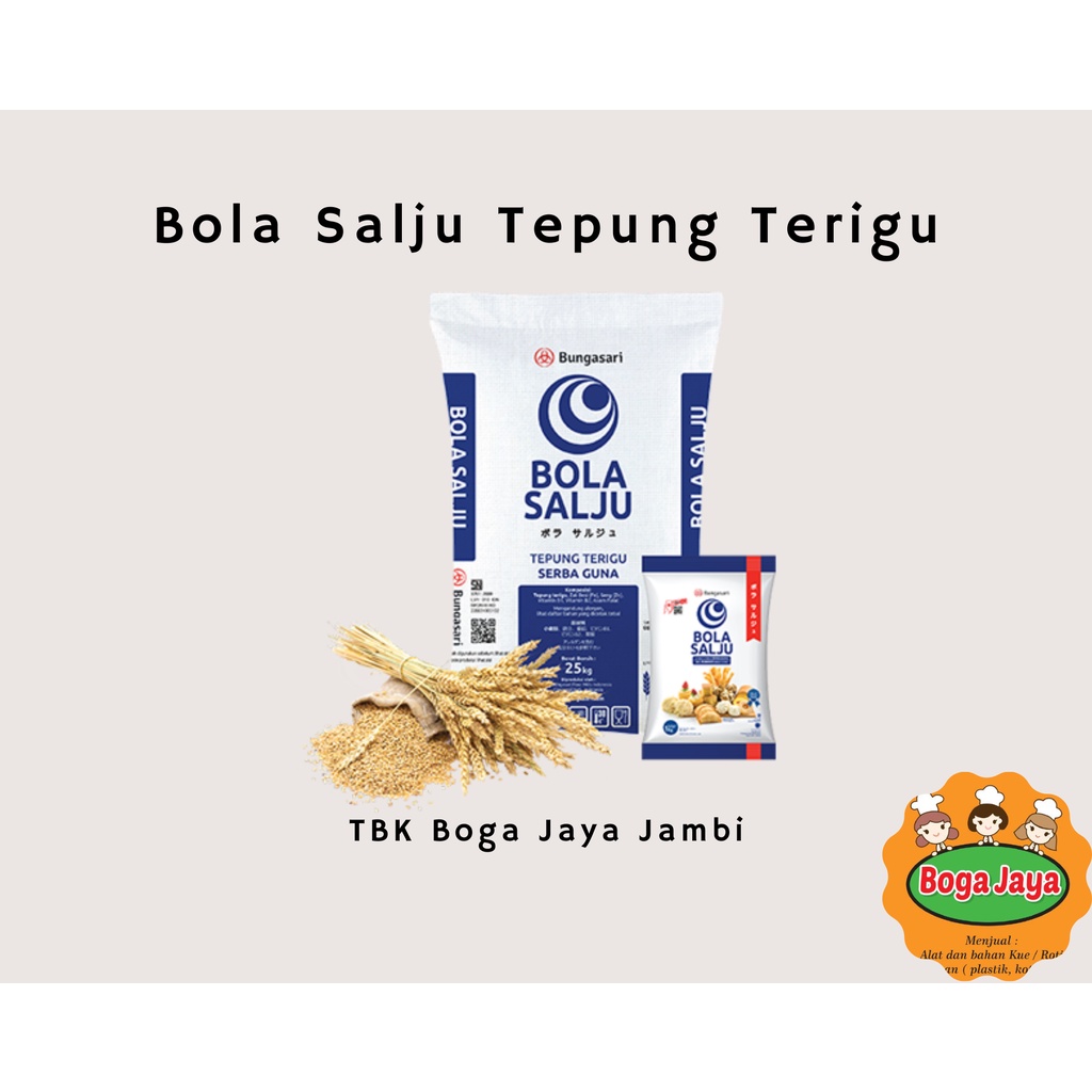

BOLA SALJU TEPUNG TERIGU PROTEIN SEDANG [KEMASAN 1kg]