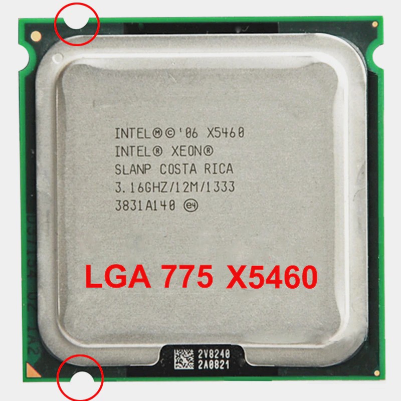 CPU Processor INTEL XEON X5460 CORE2QUAD PIN 771 SUPPORT 775