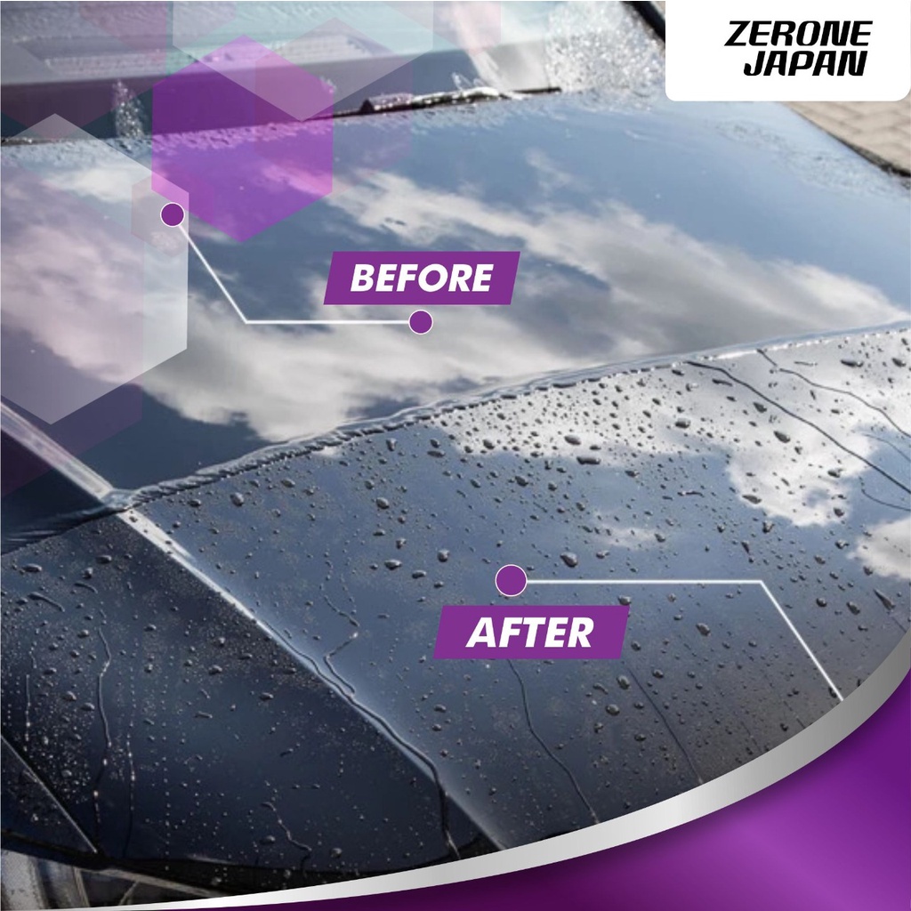 MOBIL Zerone Instant Coating dan Bug &amp; Tar Remover Pembersih Bercak Aspal Berkualitas Pengkilap Body