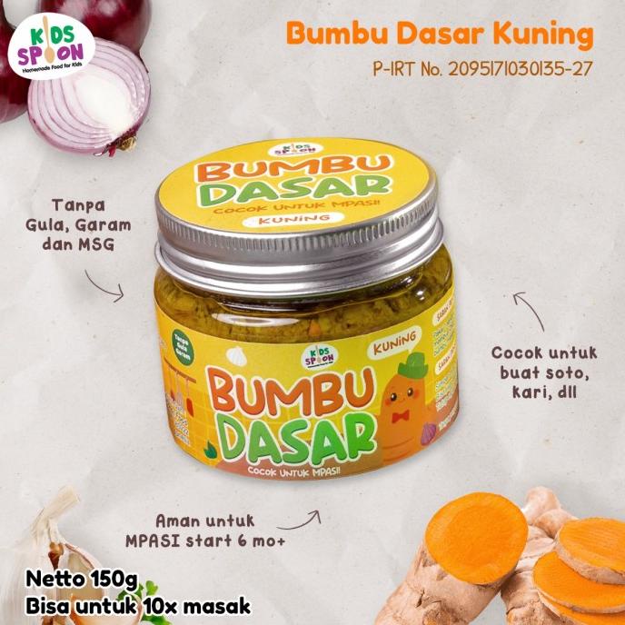 

monggo] Kids Spoon Bumbu Dasar Kuning 150g