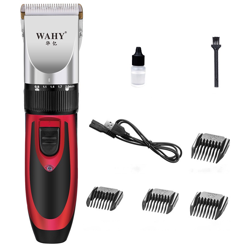 Alat Cukur Rambut Elektrik Mesin Cukur Hair clipper Cordless Professional Pemotong Rambut Professional Rechargeable Electric Hair Clipper Cordless Merk WAHY