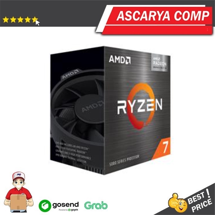 AMD Ryzen 7 5700G 3.8Ghz Up To 4.6Ghz Cache 16MB 65W AM4 [Box]