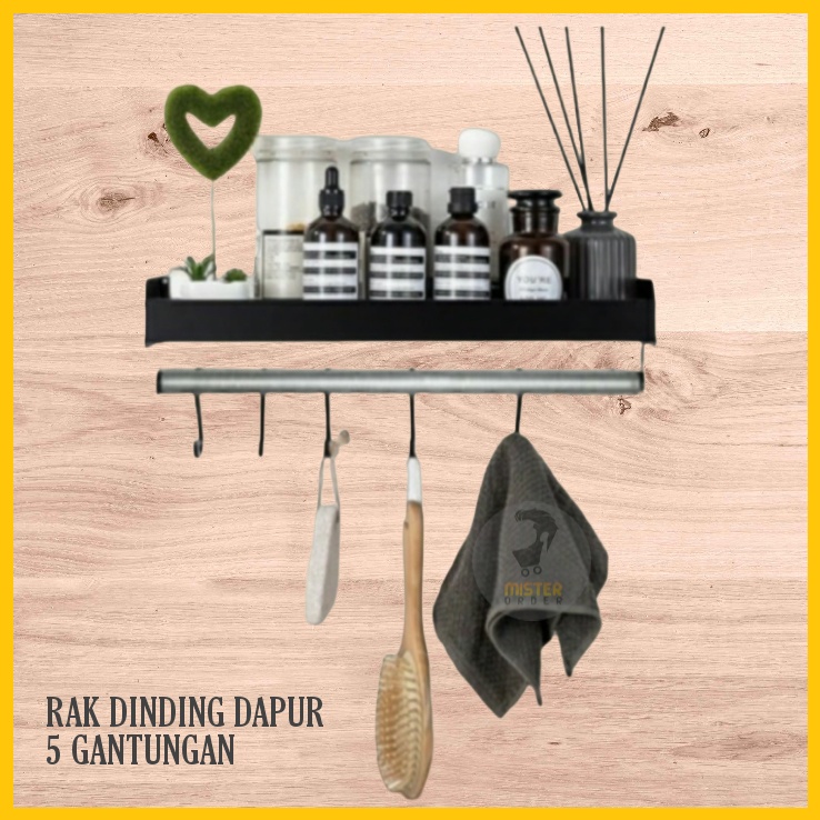 [COD] RAK DINDING DAPUR 5 GANTUNGAN - KITCHEN RAK GANTUNG