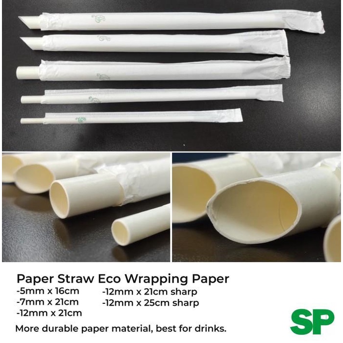 Paper Straw 721 Bungkus Kertas Polos
