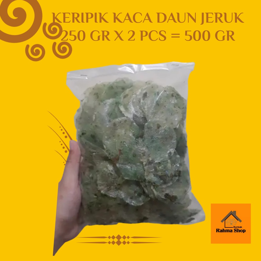 

KERIPIK KACA DAUN JERUK 500 GR