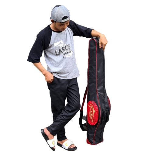 Tas Pancing Jumbo 4 Joran Ukuran 150Cm Waterproof Menggunakan Lapisan Dan Busa Bagian Dalam Kail