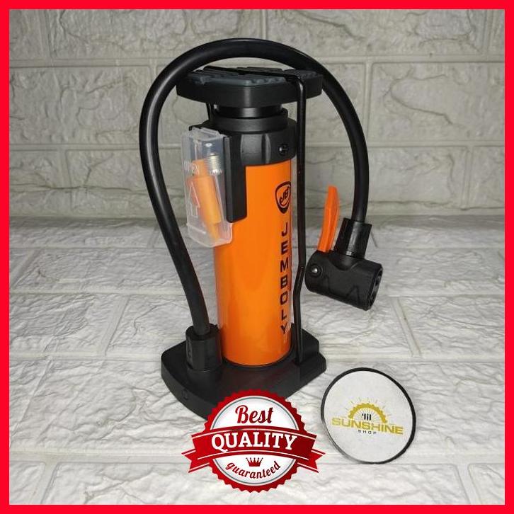 (LILS) POMPA ANGIN INJAK JEMBOLY JP-PS4302 FOOT PUMP UNTUK SEPEDA DAN MOTOR