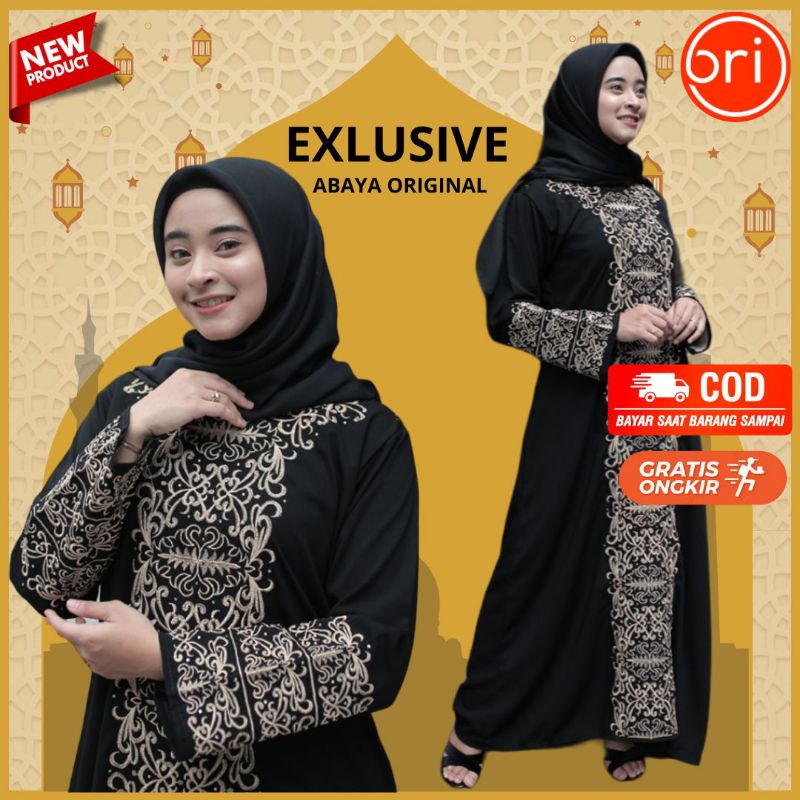 Abaya turkey premium ori Baju muslim wanita gamis turki mewah terbaru 2023 kekinian murah