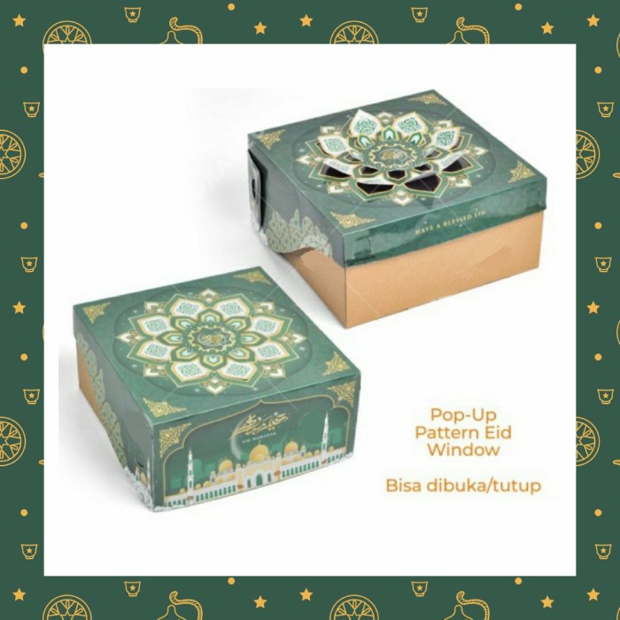 

Cake Box Idul Fitri Dus Kue Kotak Kue Lebaran Packaging Eid Mubarak 037