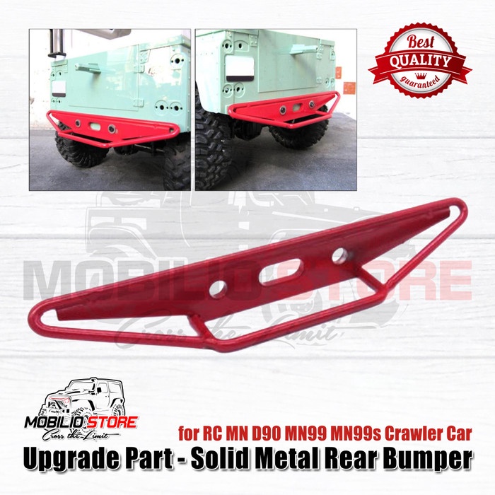 Upgrade Part - Rear Bumper Belakang Solid Metal RC MN D90 MN99 MN99s ( lavar stores id )