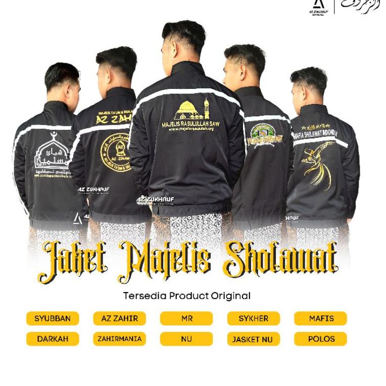 TERBAIK Jaket Majelis Rasulullah Sholawat Terlengkap Termurah / Terlaris Original Az Zukhruf ( Premi