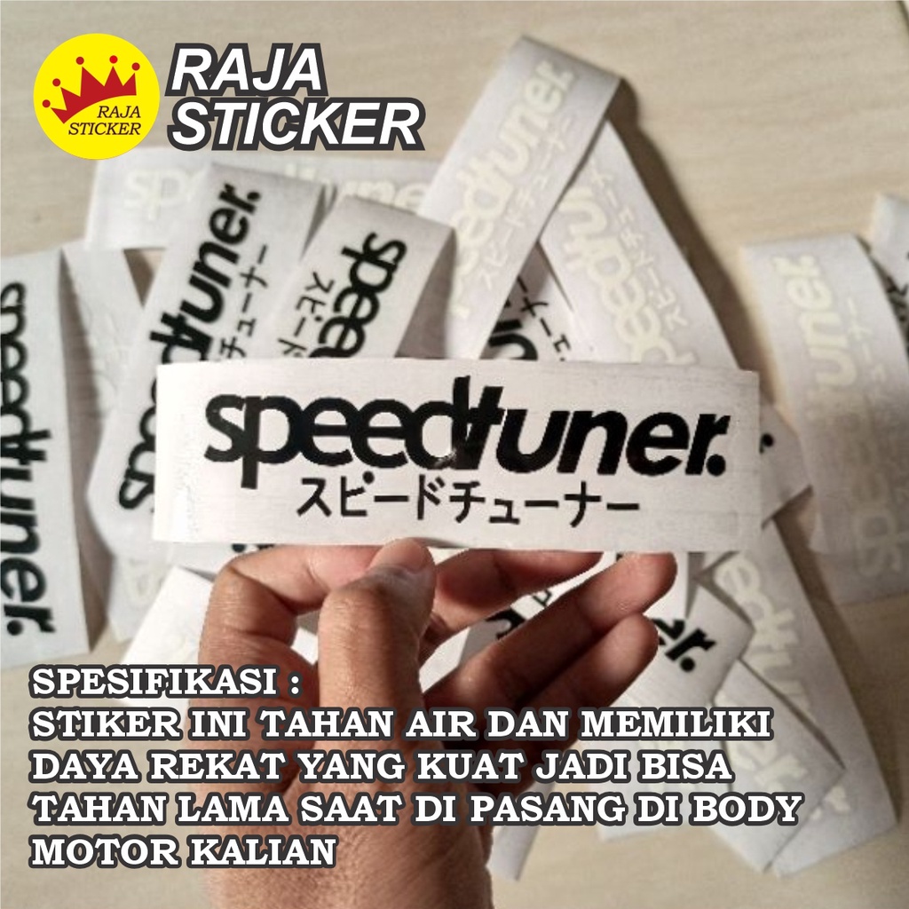 STICKER CUTTING SPEEDTUNER JAPAN JEPANG