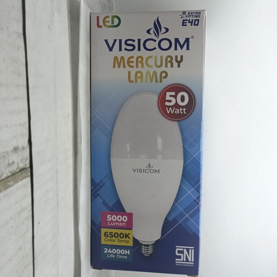 lampu mercury led 50w visicom ml series lampu gudang pju lampu jalan