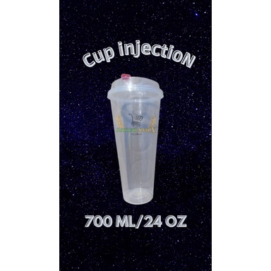 Cup Injection 24 OZ (isi 25 pcs) / Cup Thaitea / Cup Boba 700ml