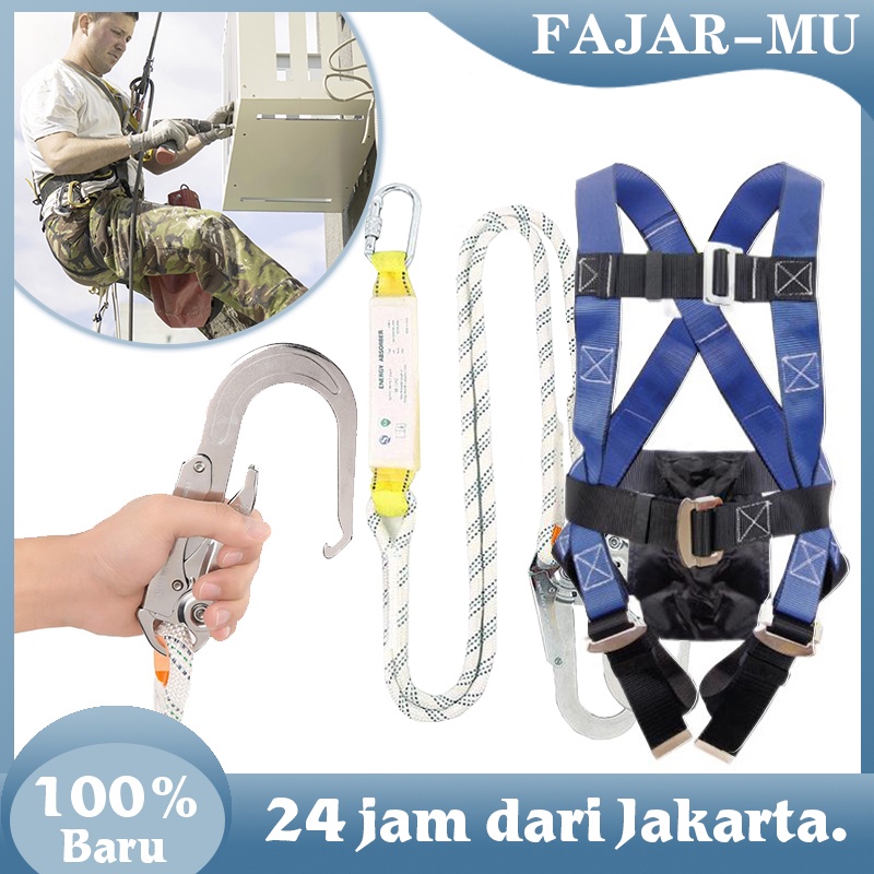 Safety Belt Body Harness Full Body Harness Big Hook Full Body Belt Climbing Body Harness Double Hook