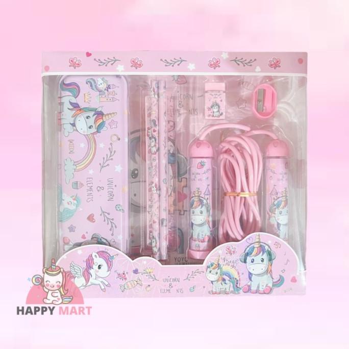 

Kotak pensil set skipping CLEAR BOX frozen / unicorn / spiderman