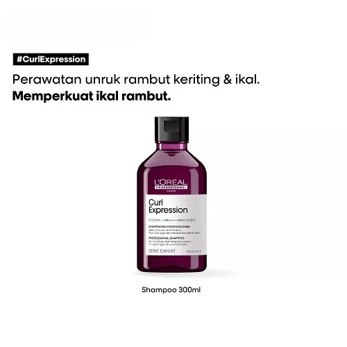 LOREAL Serie Expert Curl Expression Shampoo Hair Mask - Perawatan Pelembab Rambut Kusut Keriting Ikal