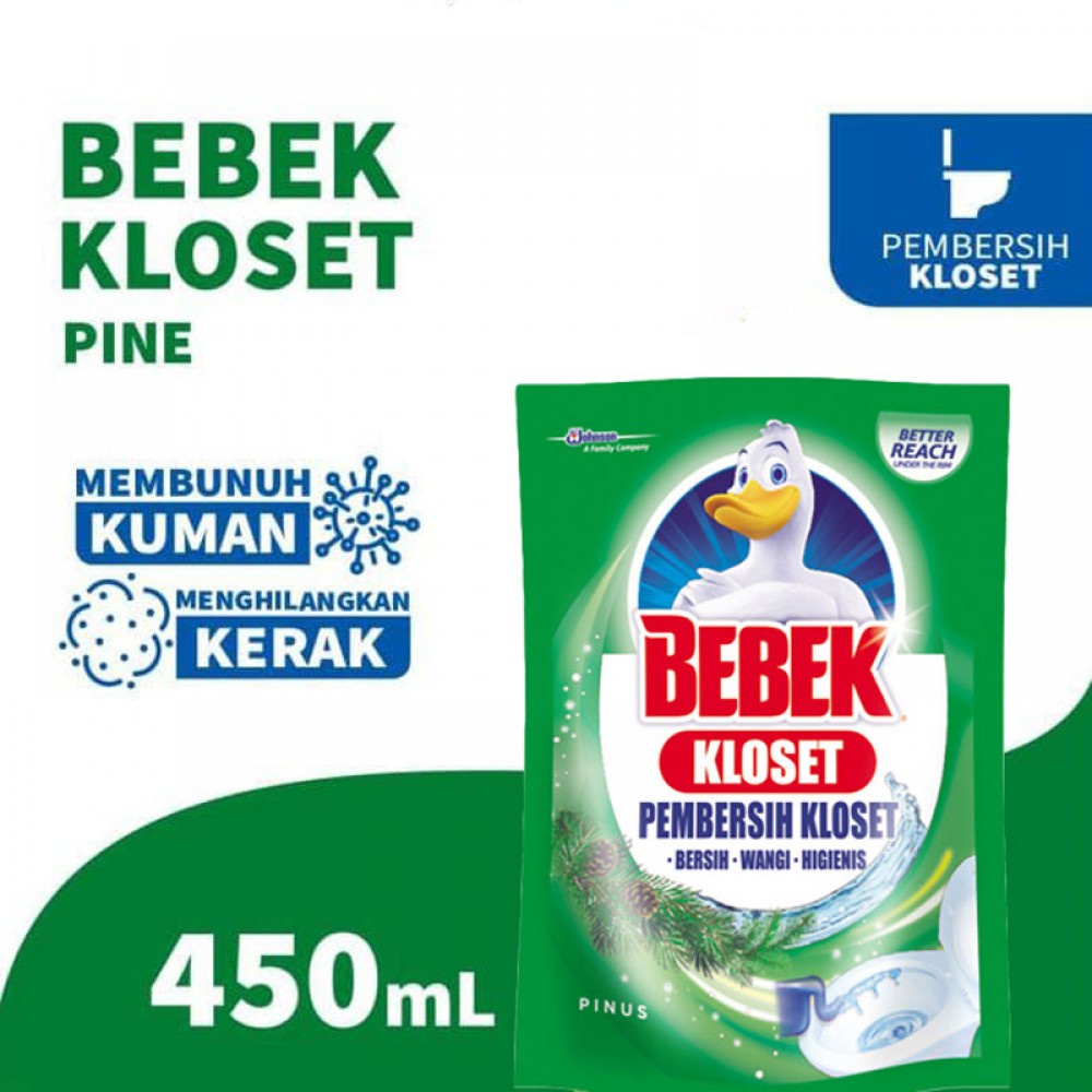 Bebek Kloset Pembersih Kloset Pouch Refill 450 ml