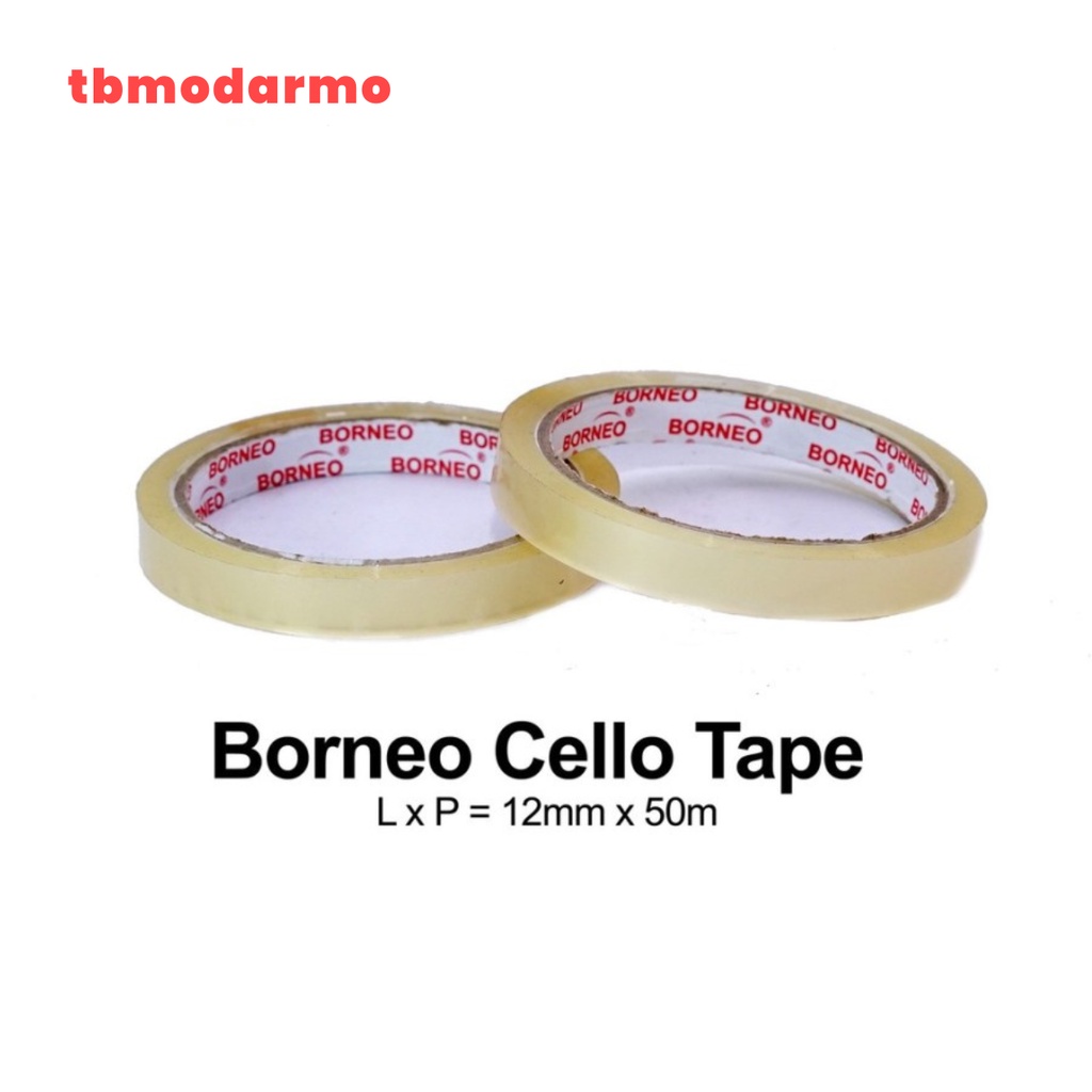 

TBMO CELLO TAPE CORE MERAH 12MMX50MM - CLTB0030 BORNEO