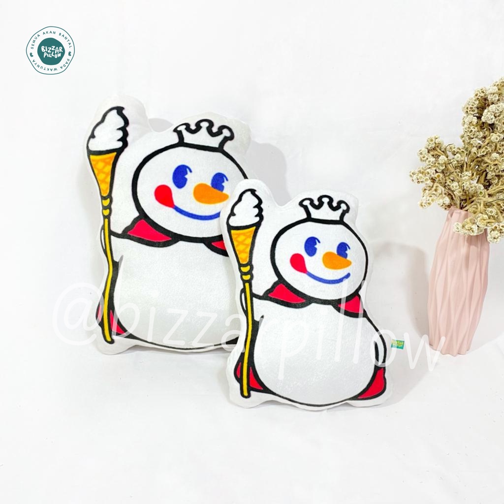 Bizzarpillow Bantal Karakter Maskot Mixue Size S BZ358