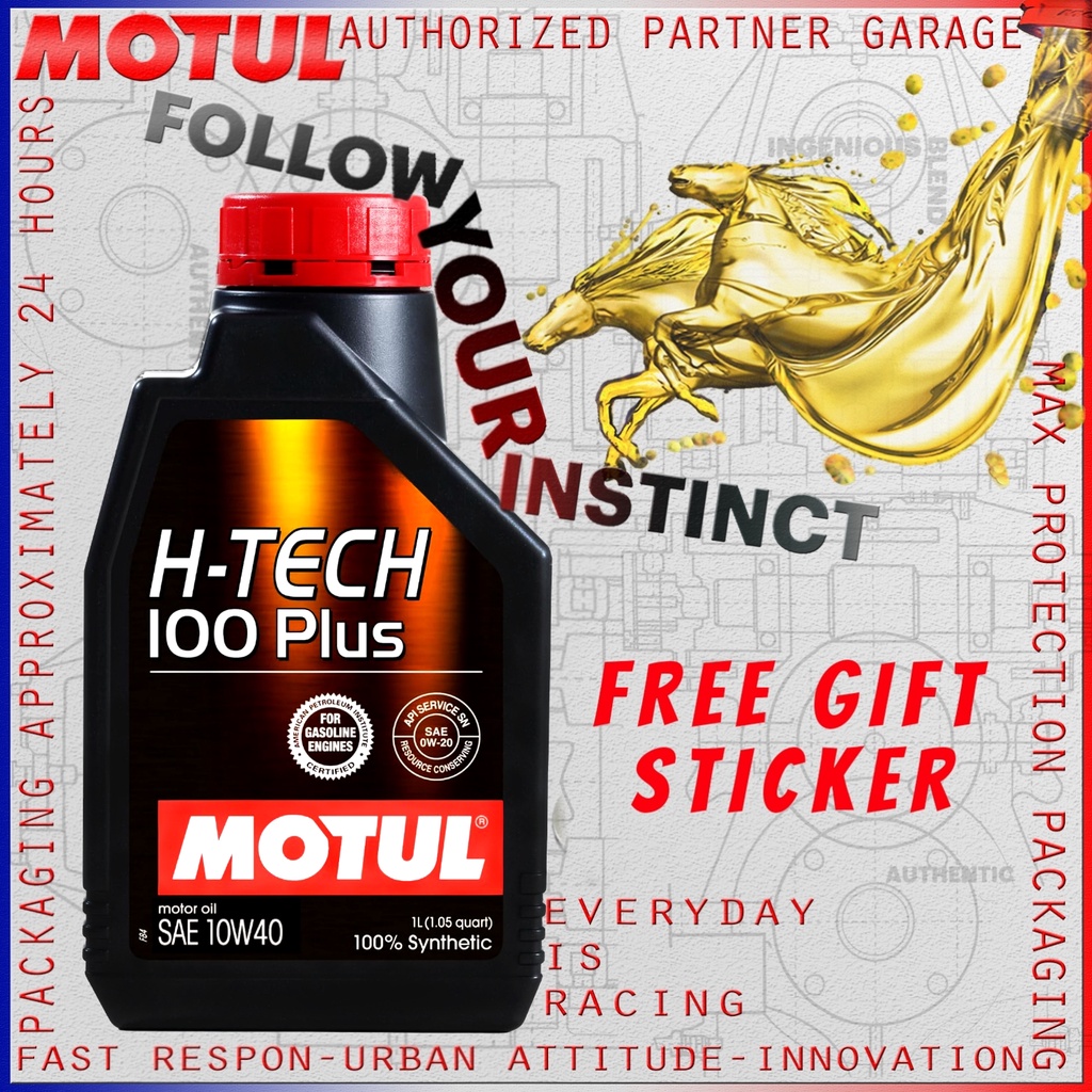 MOTUL H-TECH 100 PLUS 10W40 SN 1L