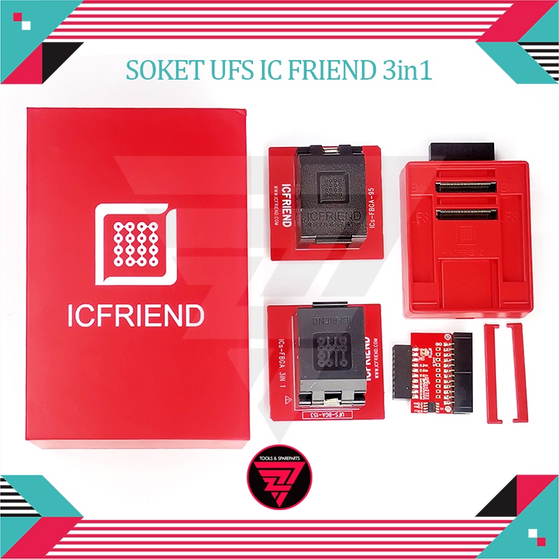 SOKET IC FRIEND UFS 3IN1 New Model 2022 / Socket UFS 3in1 Model 2022 untuk Easy JTAG plus