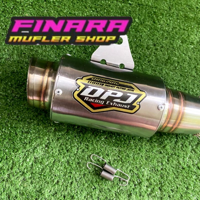 Knalpot DPJ Tipe MP2 CP3 inlet 50mm Jupiter Z / Vega R / Supra X / Blade / Revo / Smash / Shogun / B