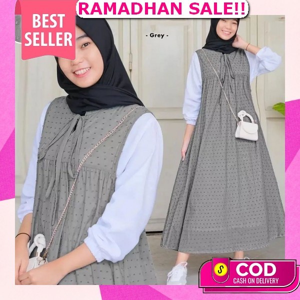 Gamis Anak Lebaran Terbaru 2023/Mohza Kids/Dress Anak Bahan Rayon/Baju Muslim Anak/Gamis Anak Umur 3