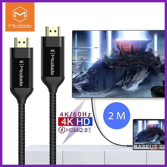 MCDODO Kabel HDMI To HDMI 2.0 4K Full HD FHD UHD Output Cable
