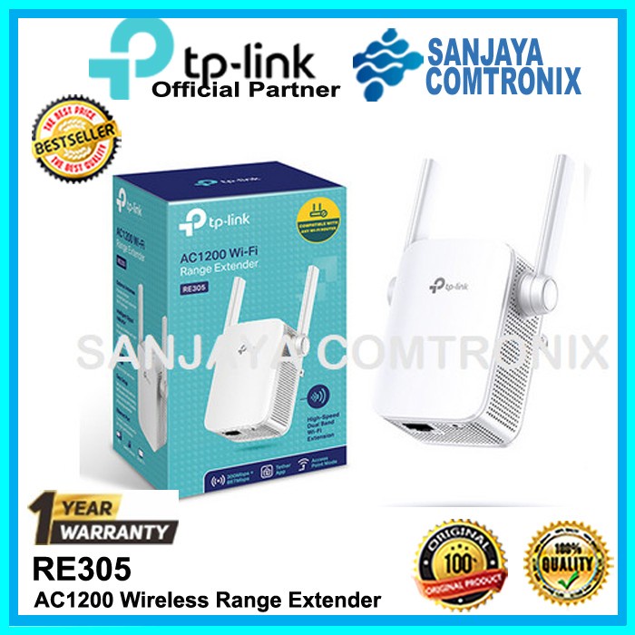 Terlaris Tp-Link Re305 Ac1200 Wireless Range Extender