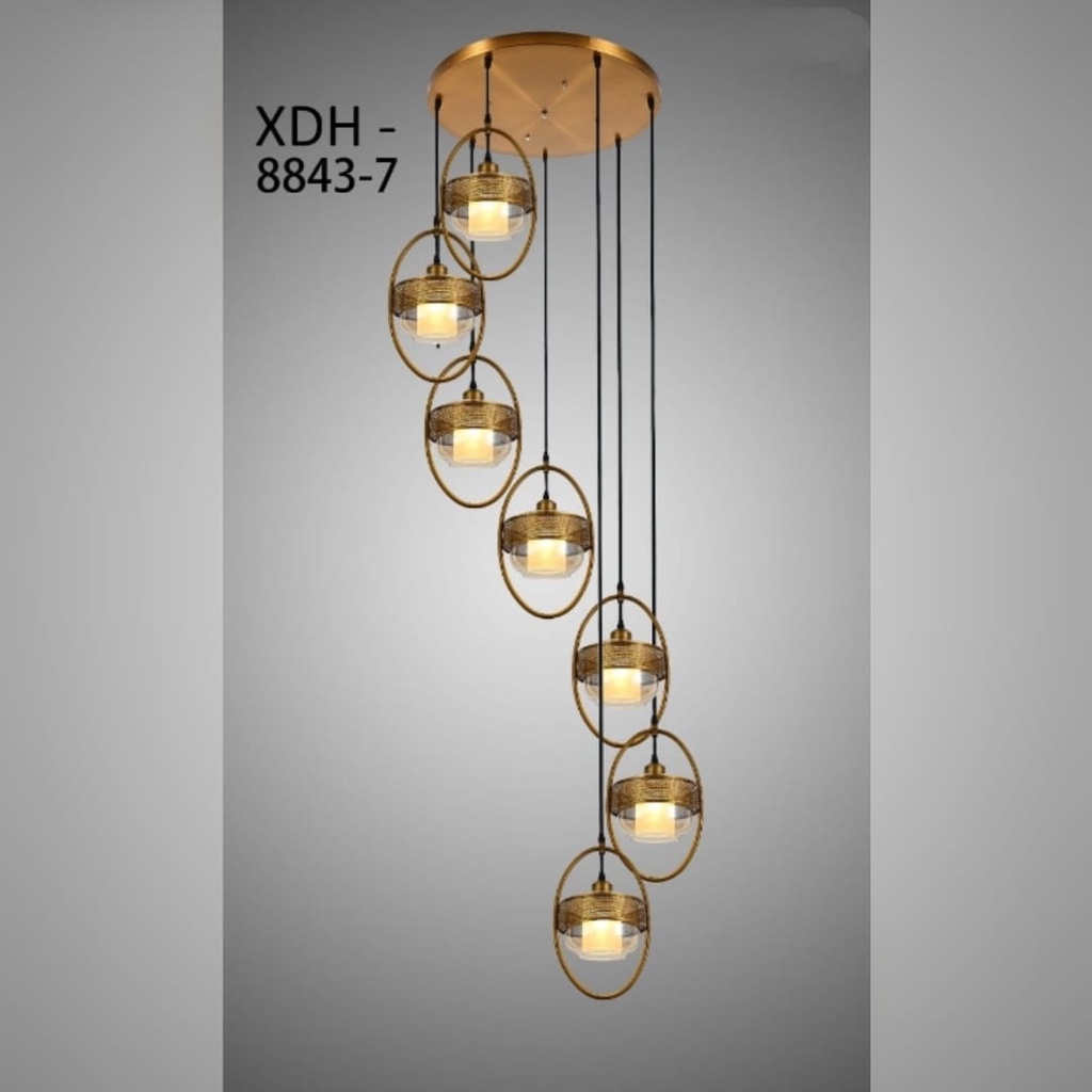SL8843-7 LAMPU GANTUNG HIAS VOID TANGGA MINIMALIS PENDANT LAMP
