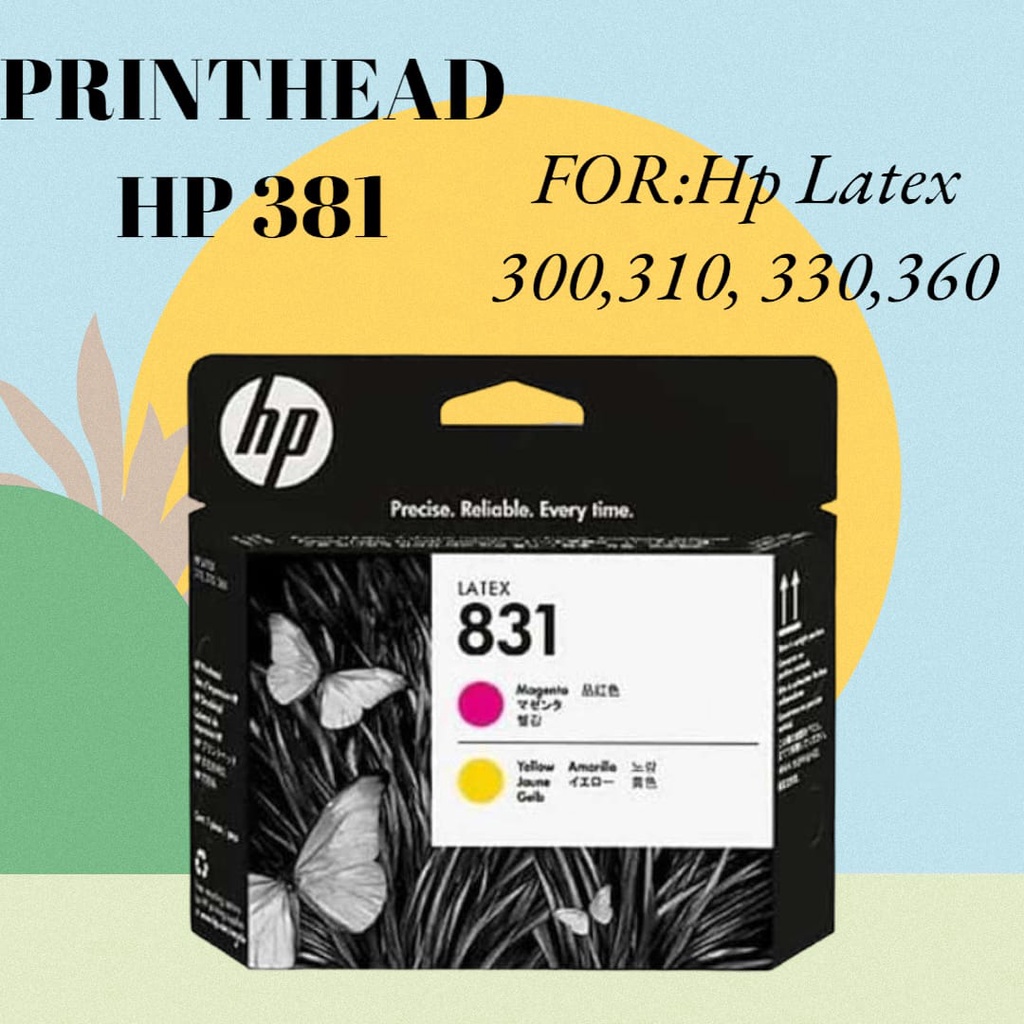 Printhead HP 831 Magenta & Yellow (HP CZ678A Printhead) ORIGINAL