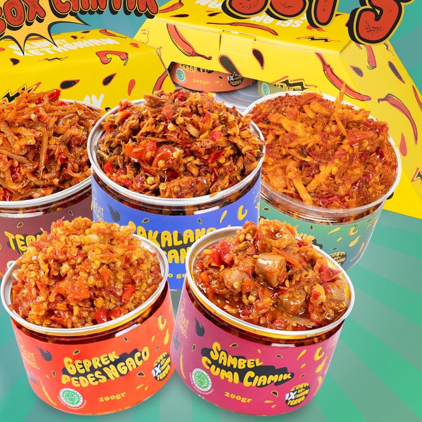 

➲ Eatsambel - Set Sambel Jagoan Kumplit 5 Varian Eatsambel! ♕