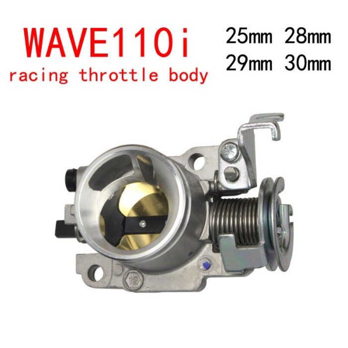 Tuas Gas Throttle Body Tb Racing 25 28 30 Revo Fi Beat Fi Scoopy Dll