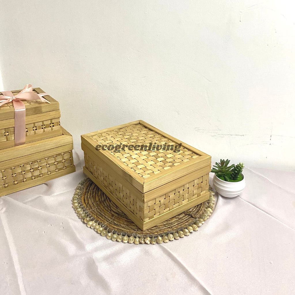 KLAKAT DIMSUM / KOTAK HAMPERS LEBARAN BAMBU / WADAH DIMSUM