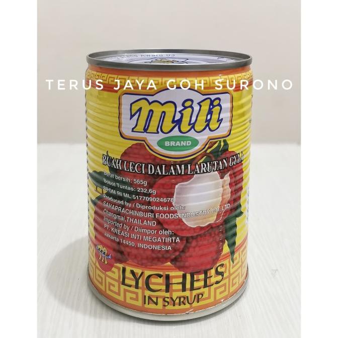 

Mili Lychee Buah Leci Kaleng