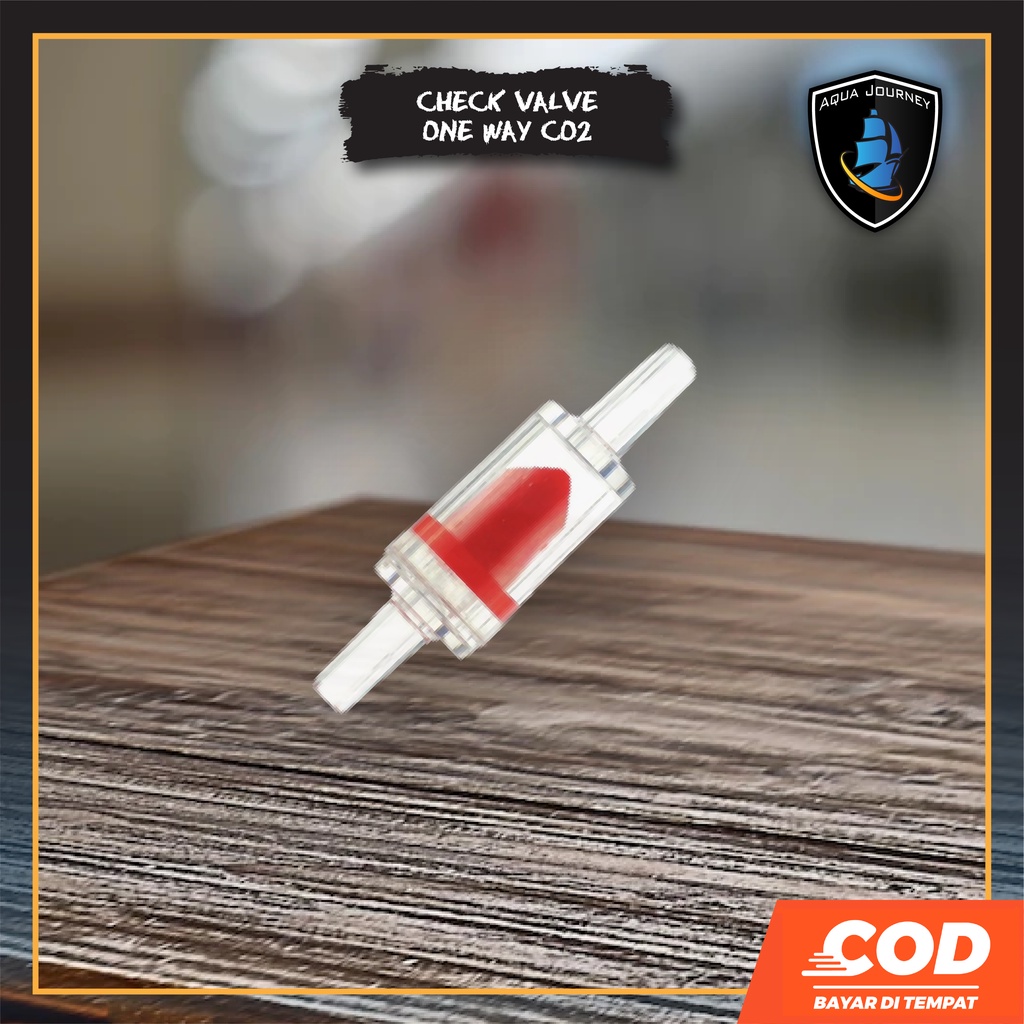 Check Valve CO2 atau Aerator Akrilik Bening