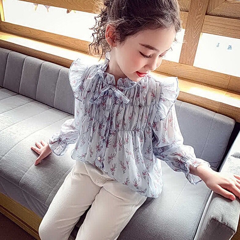 BARU LIA040 SANG HEE Blouse Chiffon / Blus Anak Perempuan Kualitas Impor Kemeja Atasan