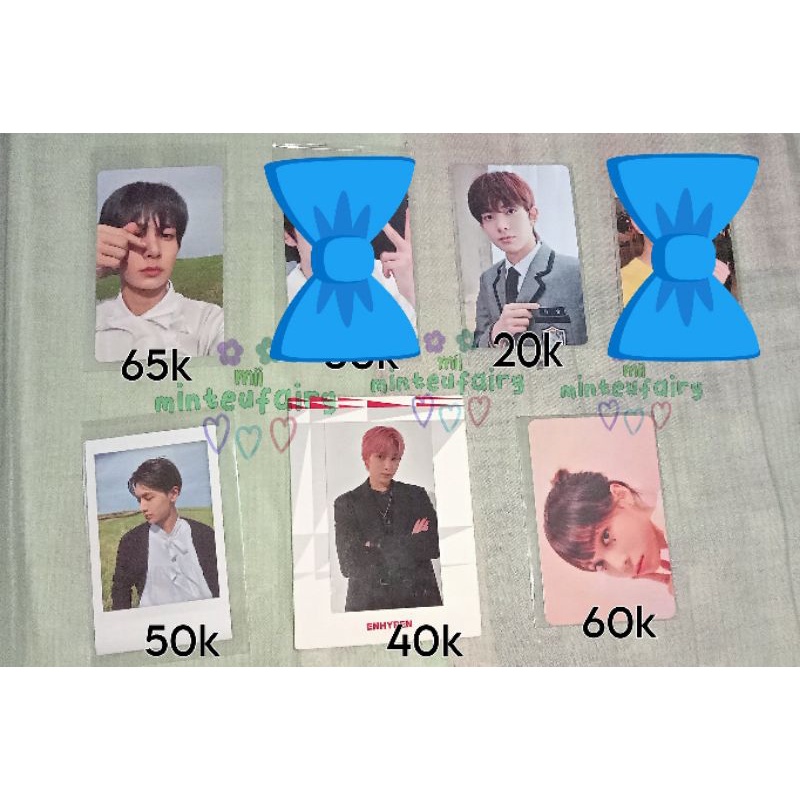 ENHYPEN PHOTOCARD PC HEESEUNG SUNOO JAY YET GGU GGU21