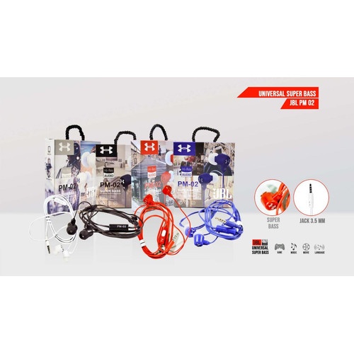 Headset Handsfree JBL PM-02 Earphone PM02 PM 02