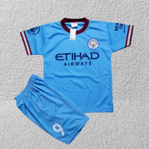 SETELAN BAJU BOLA ANAK MANC CITIY USIA 0-13THN