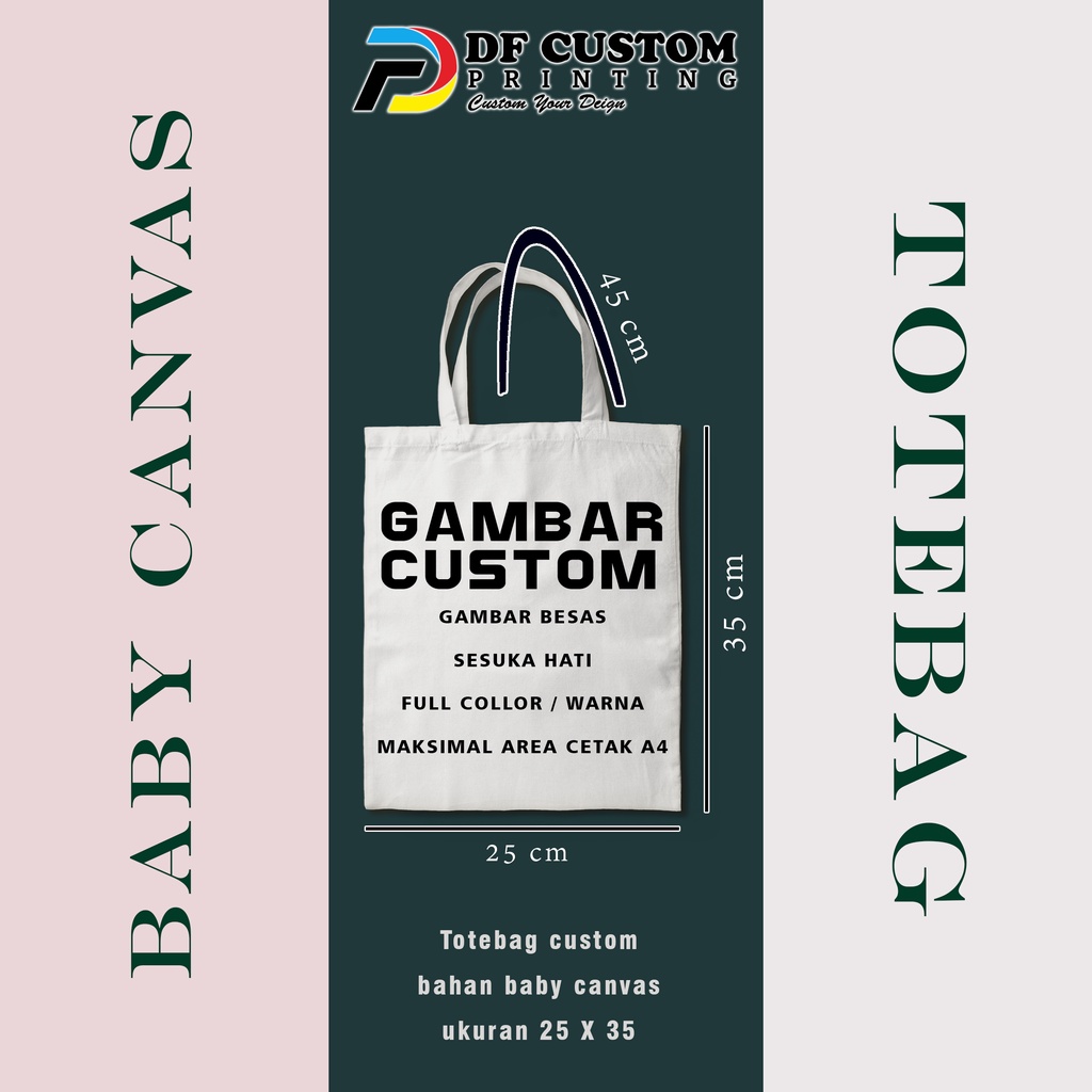 TOTEBAG CUSTOM CANVAS