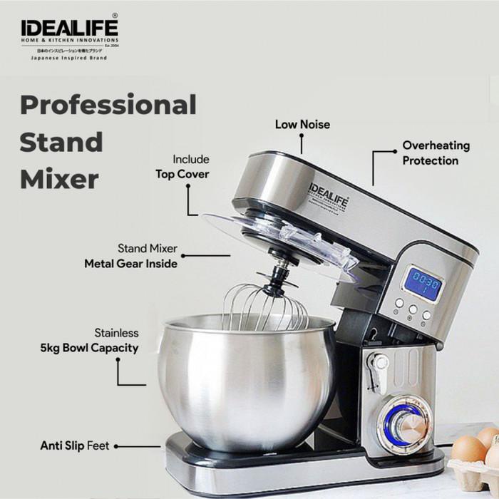 IDEALIFE - Professional Stand Mixer - Multi Speed (IL-221S )