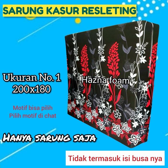 Sarung Kasur Busa Inoac Resleting No.1 200X180 Semua Ketebalan