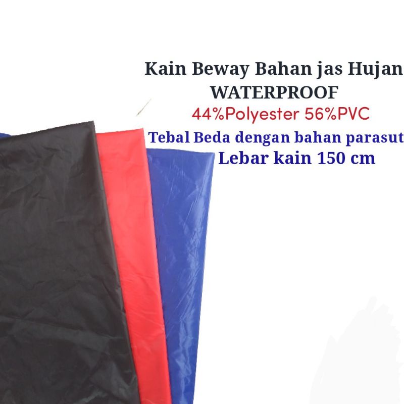 Kain Beway Waterproof Bahan jas hujan Anti Air