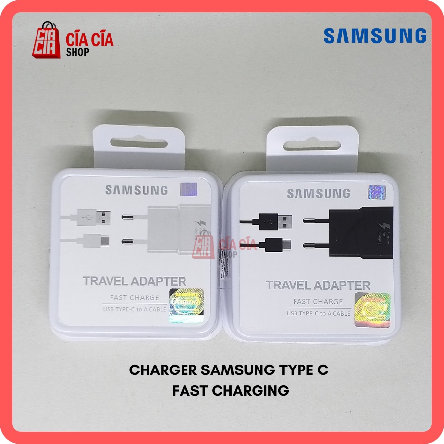 Charger Samsung Note 8, 9, S8, S9 Usb Type C Fast Charging Original Travel Adaptor Samsung Type C